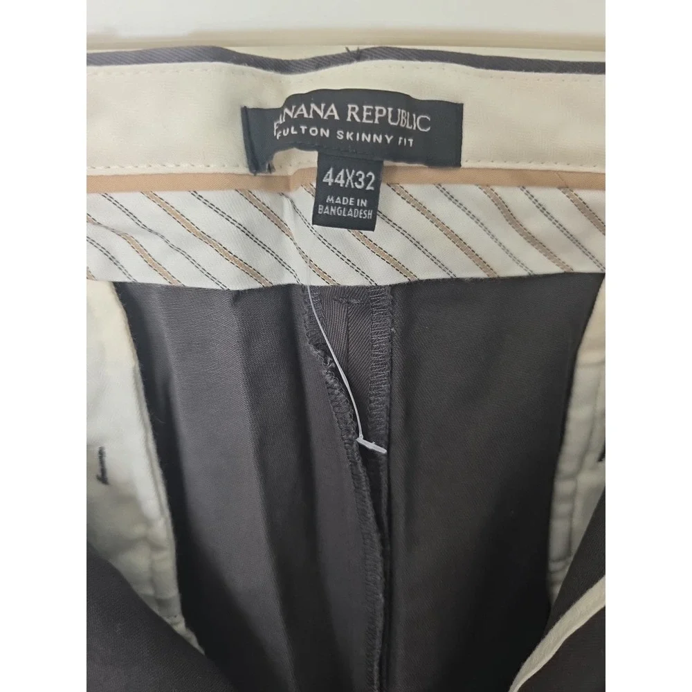 Banana Repubic Pants Mens 44 x‎ 32 Fulton Skinny Fit Rapid Movement Chino